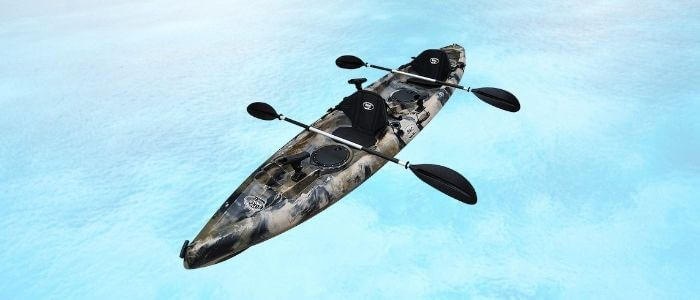 Bkc tk181 12.5' tandem sit on top kayak for scuba diving