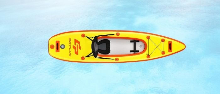 Goplus Inflatable Sit-On-Top kayak