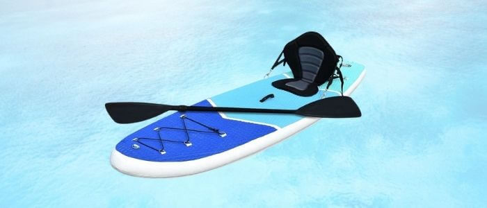 Zupapa inflatable sit on top paddle board kayak