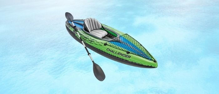 Intex Challenger Kayak Inflatable Set with Aluminum Oars - Budget Pick