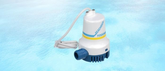 Seachoice 19281 Bilge Pump 1000 GPH for getting water out of kayaks