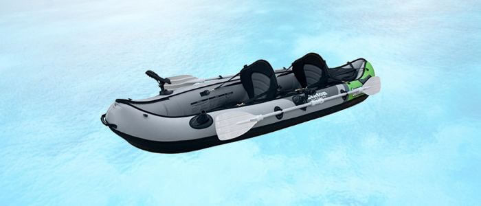 Elkton Cormorant 2 Person Inflatable Fishing Kayak for beginners