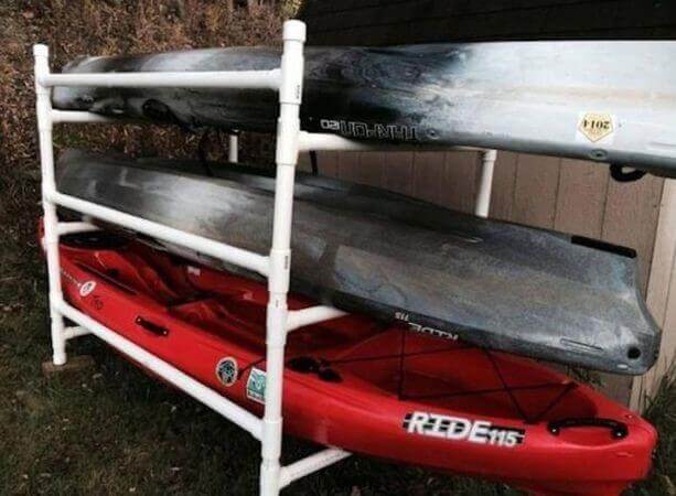 Simple PVC Shed for Kayaks_